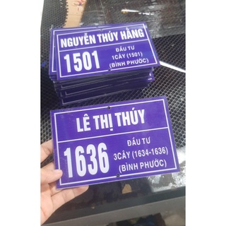 bảng mica 10x20 cm nội dung làm theo yêu cầu