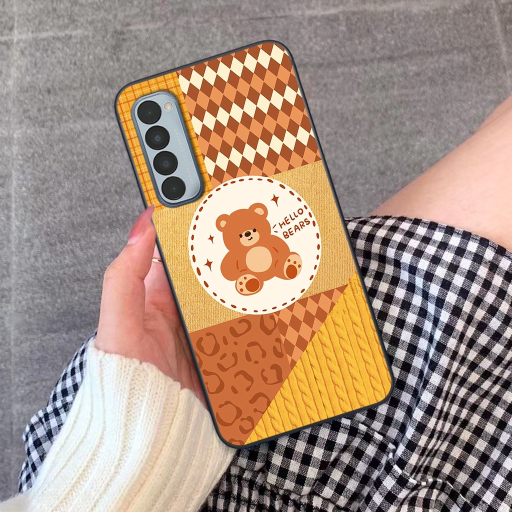Ốp lưng Oppo RENO 4 PRO happy day, gấu bear dễ thương - BỀN - ĐẸP -BAO GIÁ TOÀN THỊ TRƯỜNG