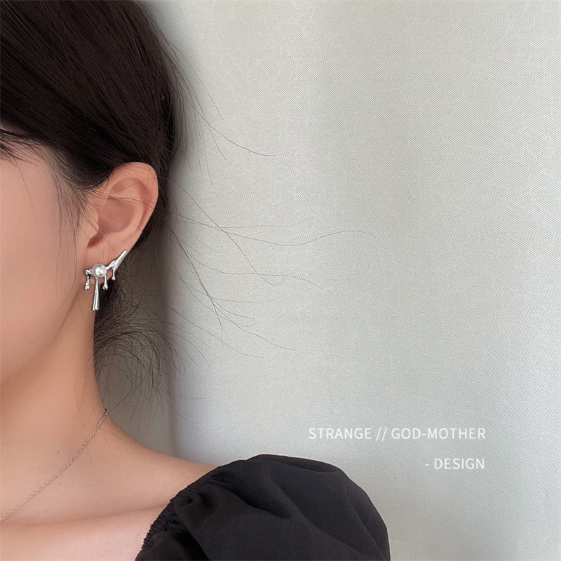 Bông Tai Hình Giọt Nước Phong Cách Retro Thời Trang Âu Mỹ 2022 Cho Nữ