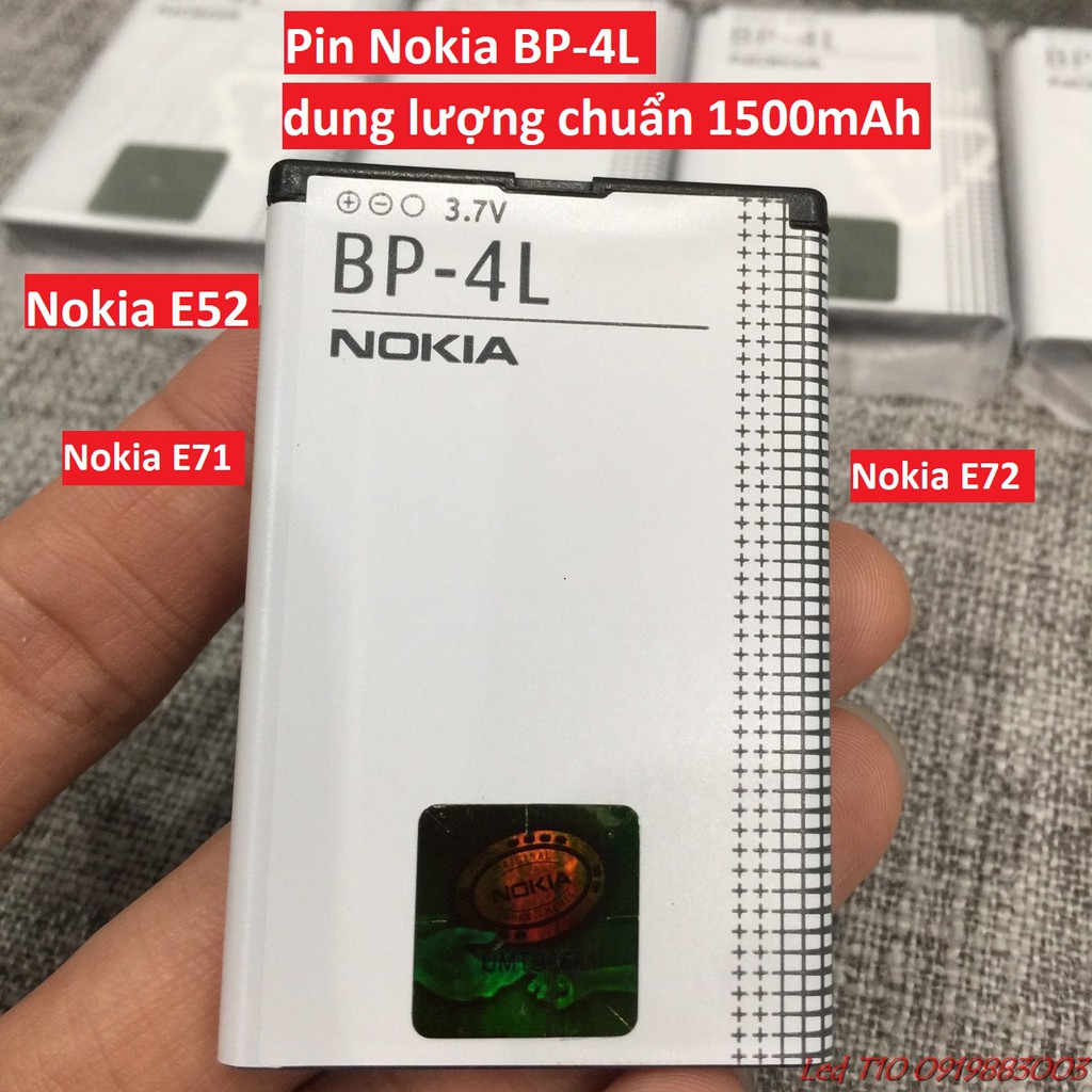 (Dùng 3-4 ngày) Pin Nokia BP-4L cho Nokia E52 Nokia E71 Nokia E72