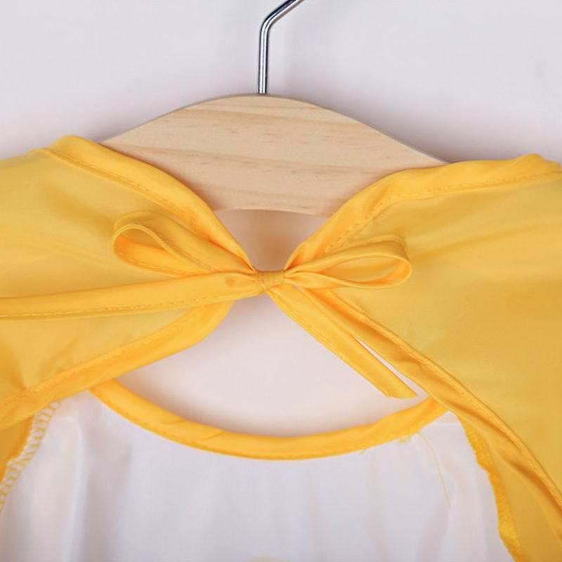 Yếm Ăn Bằng Polyester In Họa Tiết Hoạt Hình Dễ Thương Cho Bé