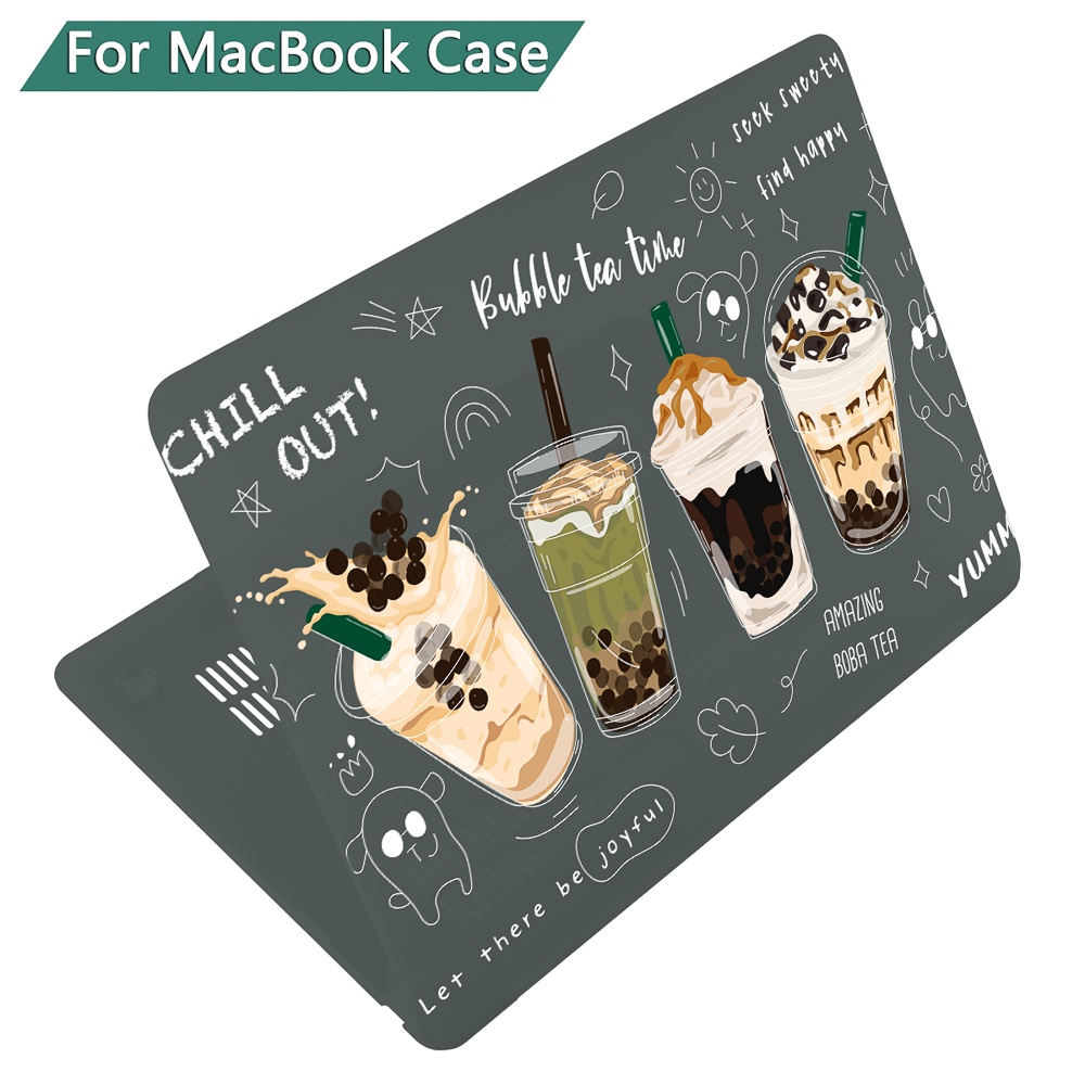 Ốp Máy Tính Bảng Cứng Nhám 3 Trong 1 Cho MacBook Pro M2 M1 A2338 A2337 Air13 2020 A2179 A1932 Retina Touch Bar A2251 A1706 A1708