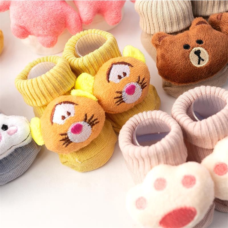 Tất cho bé sơ sinh đến 1 tuổi cao cổ hình thú 3D đáng yêu  LABAMO TTCC01