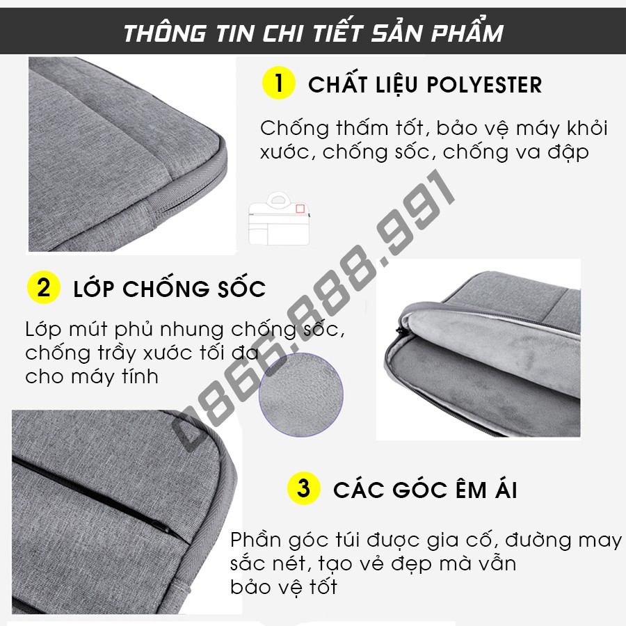 Túi Chống Sốc Laptop, Macbook. Mã XP04 | BigBuy360 - bigbuy360.vn