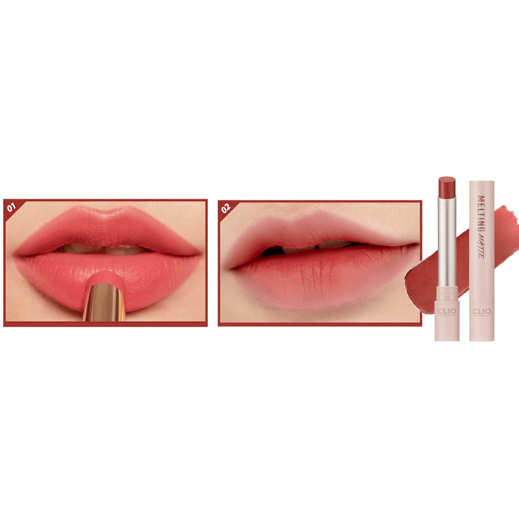 Son thỏi lì Clio Melting Matte Lips hàng chính hãng