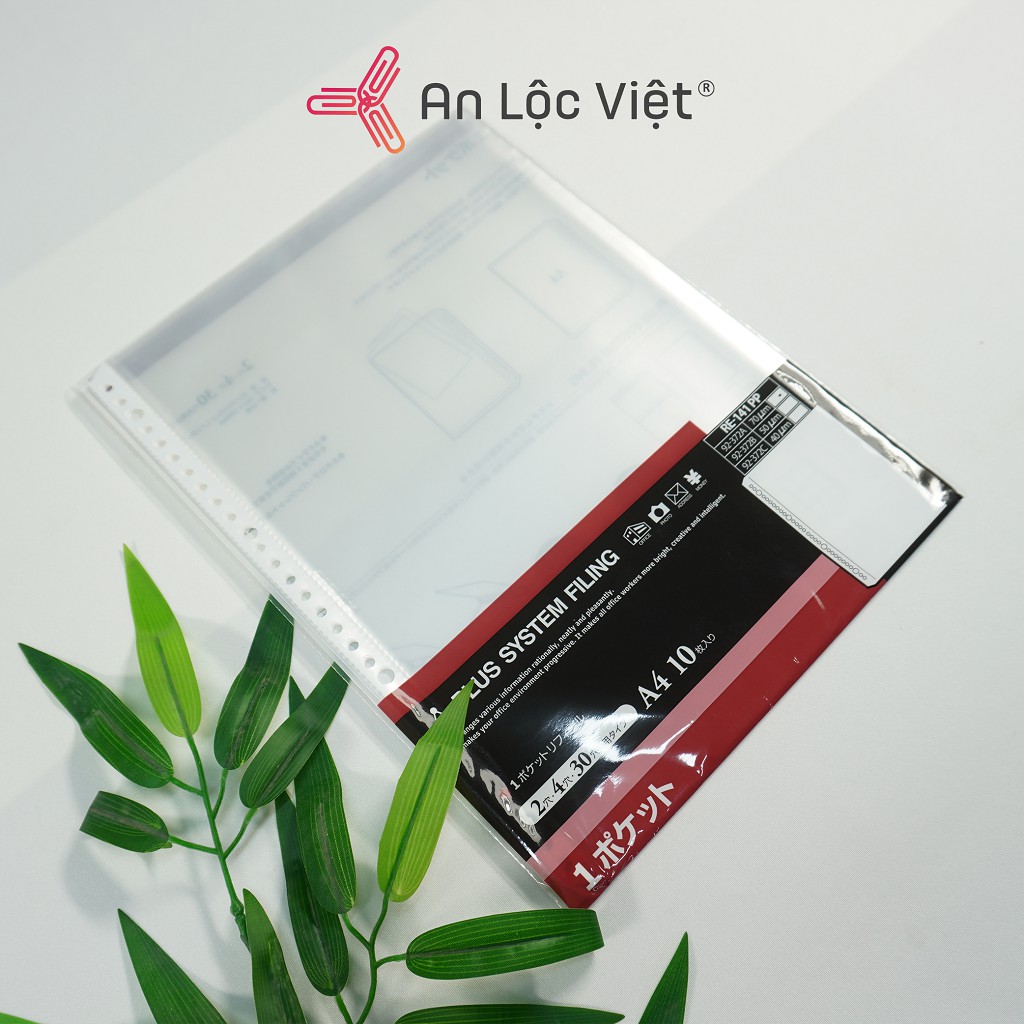 Bìa lỗ Plus A4 900gr - 100 lá/xấp