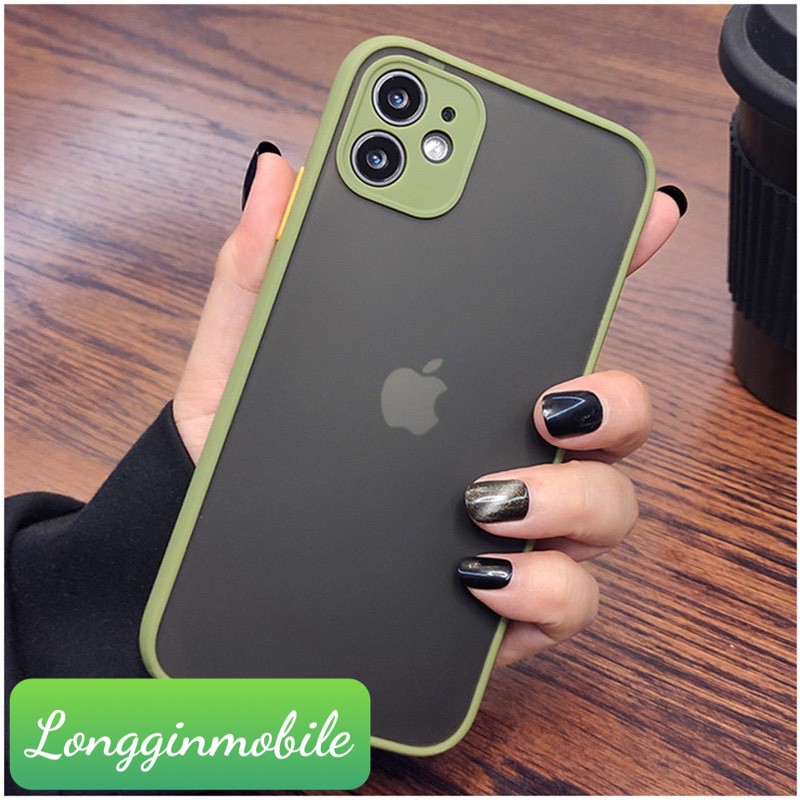 Ốp lưng nhám VIVO chống sốc bảo vệ camera