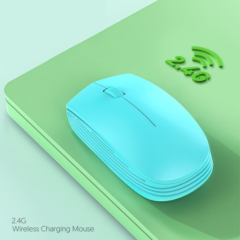 Chuột không dây Màu Macaron Di Động Có Thể Sử Dụng Trong Khi Sạc Lại