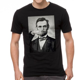 Áo thun ngắn tay họa tiết Abraham Lincoln cho nam