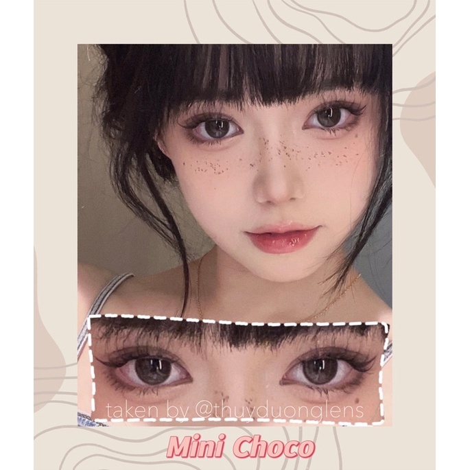 [Kính Áp Tròng] Choco Đủ Độ Giãn