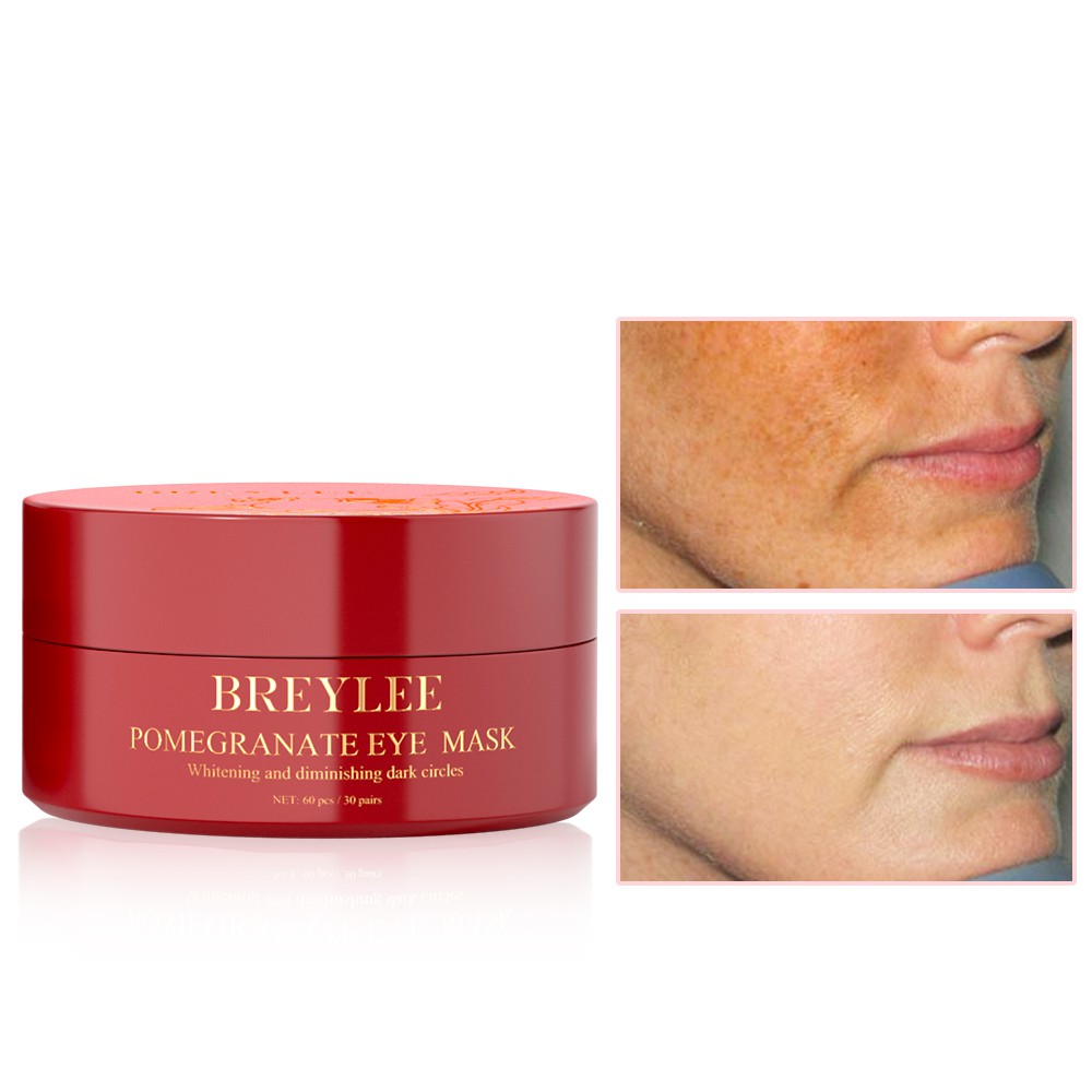 Bộ 60 Miếng / 30 Cặp Mặt Nạ Mắt Breylee Chiết Xuất Từ Trái Thạch Lựu Giúp Da Trắng Sáng | BigBuy360 - bigbuy360.vn