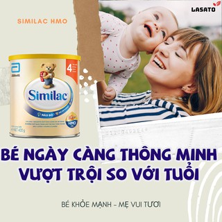 ✅[CHÍNH HÃNG] Sữa Bột Similac IQ Plus HMO số 4 400g