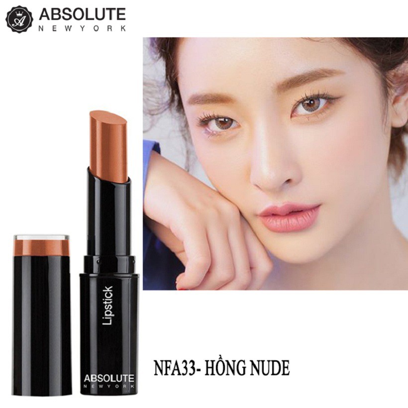 Son lì có dưỡng Absolute New York Utra Slick Lipstick NFA 4g