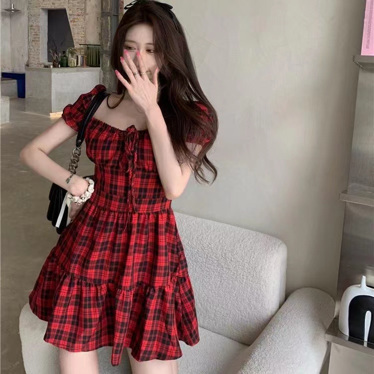 đầm bigsize nữ sexy đầm hở lưng đầm nữ đầm caro đầm vintage váy tiểu thư sang chảnh đầm đi tiệc váy đi chơi đầm cổ vuông váy nữ xinh