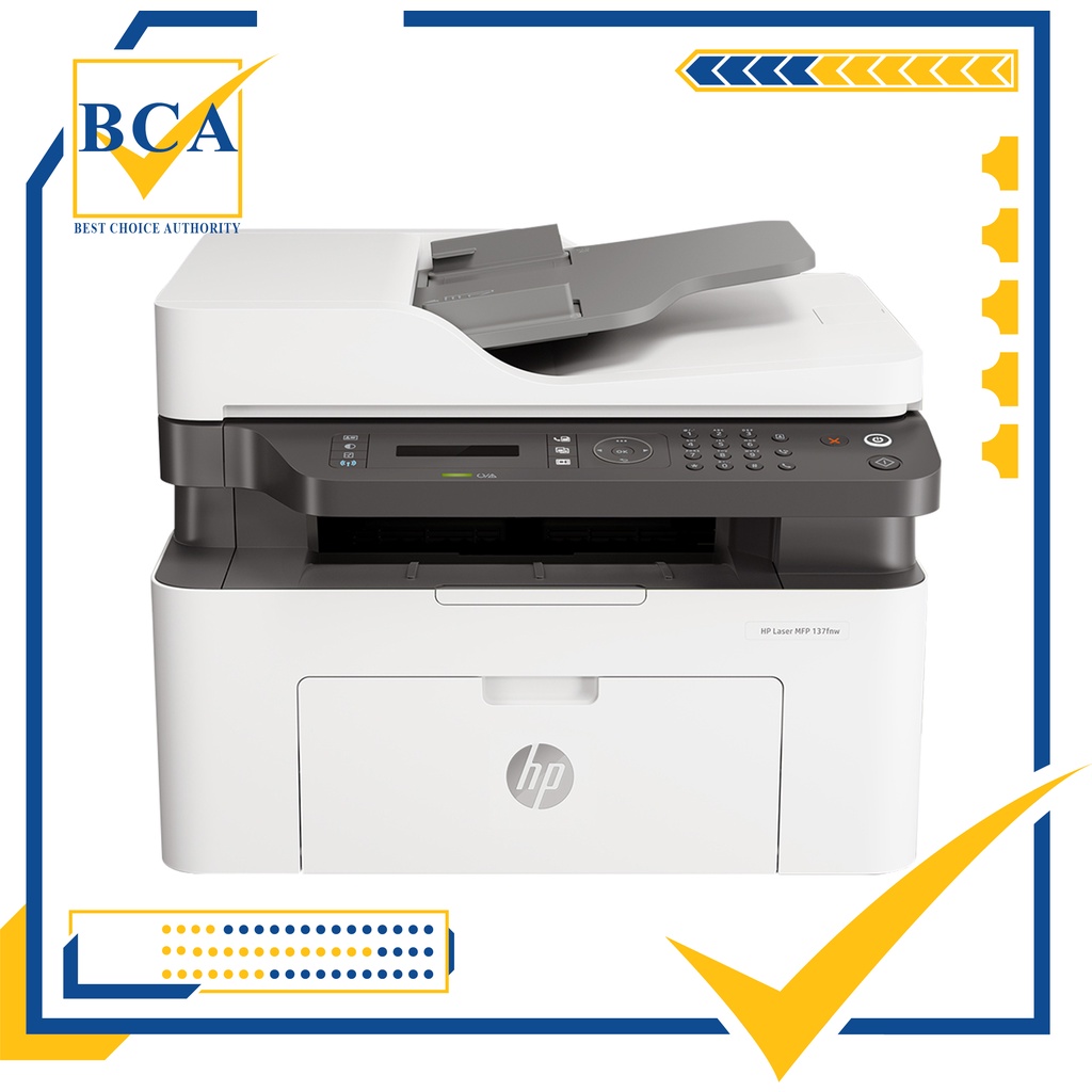 Máy in Laser trắng đen đa năng HP 137fnw  _ 4ZB84A