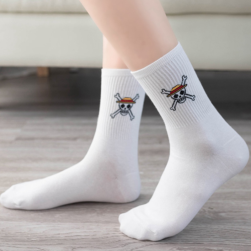 Tất Mềm Mại In Hình Nhân Vật Phim One Piece Đáng Yêu Cho Nữ