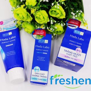 Bộ mỹ phẩm dưỡng trắng tối ưu Hada Labo Mentho