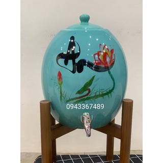Bình nước sứ Bát Tràng 3 lít, 5 lít
