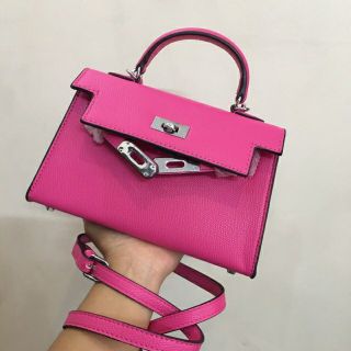 Túi Hm kelly mini màu hồng siêu hot