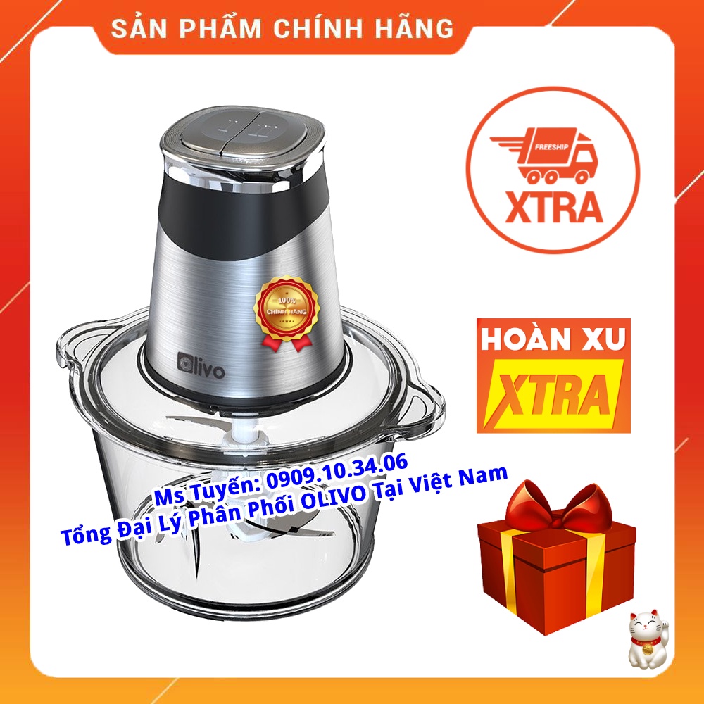 [Mã ELHADEV giảm 4% đơn 300K] [CHÍNH HÃNG] Máy Xay Thịt Thực Phẩm Đa Năng OLIVO FC21 Cao Cấp - Thương Hiệu Mỹ