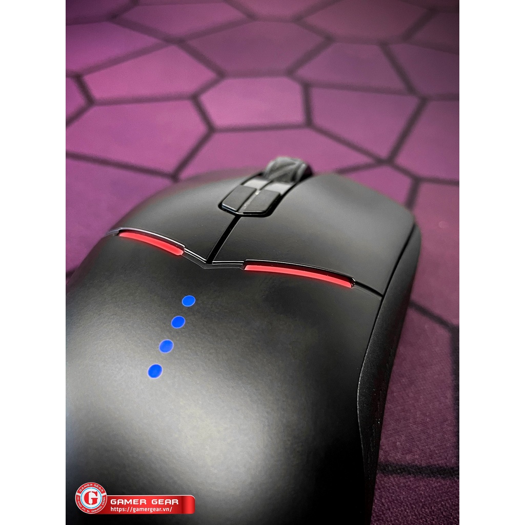 Chuột Không Dây Ajazz DMW150 RGB Black/White- Dual mode 2.4G/ Type-C Gaming Mouse