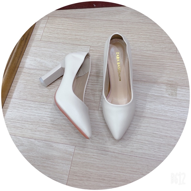 Giày cao gót 9 phân da lì cao cấp siêu êm mềm dễ đi-giày cao gót đế cao su