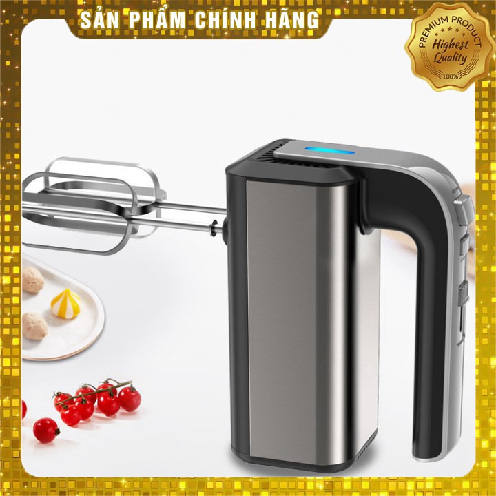 Máy đánh trứng và làm bánh cầm tay 5 tốc độ Haeger HG-6664 - Công suất: 500W - Nguồn vào: 220V-50HZ - Hàng Nhập Khẩu AD