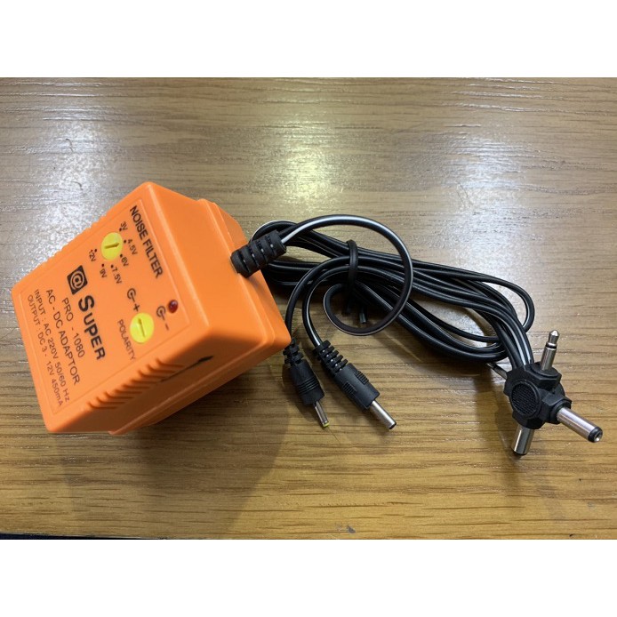 AC-DC Adapter đa năng SUPER 1080 450MA 3-12V 6 đầu