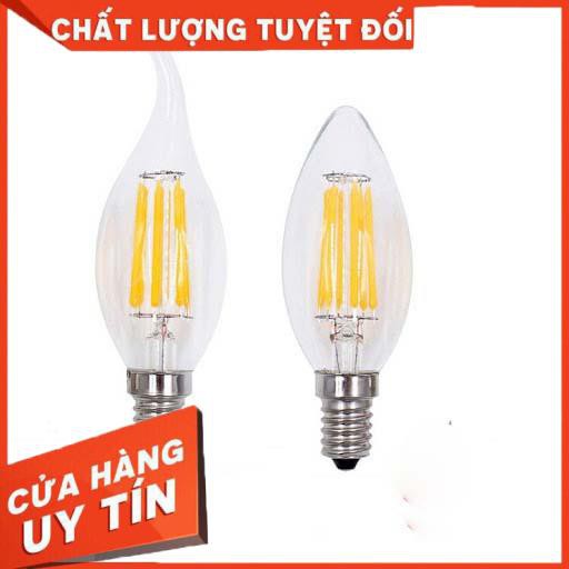 [Giá Rẻ - Uy Tín]  Bóng đèn LED Edison C35 ánh sáng vàng hình quả nhót