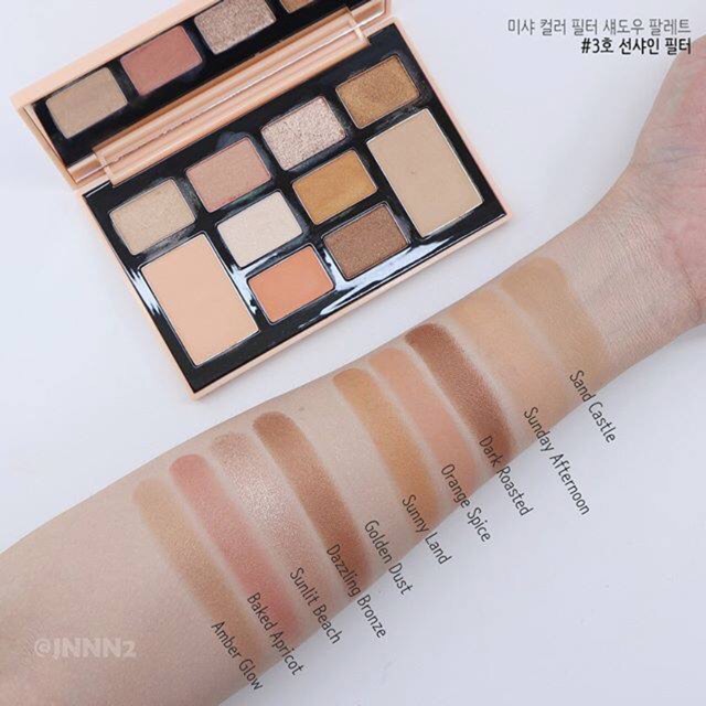 💥💥Săn #SALE 50% BẢNG PHẤN MẮT VÀ MÁ HỒNG 10 Màu Missha Color Filter Shadow Palette 💥