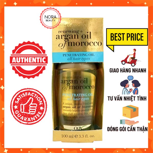 [HÀNG MỸ] Dầu dưỡng tóc OGX Renewing Argan Oil Of Morocco 100ml