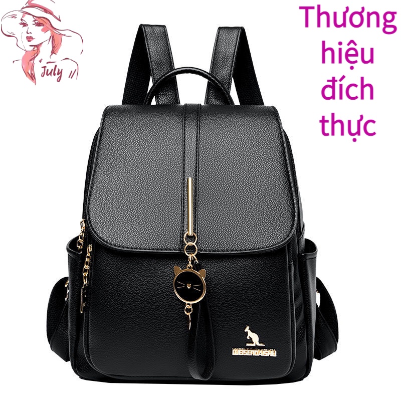 Thương hiệu Chính hãng Ba lô Ba lô Thời trang Nữ Ba lô Da mới Ba lô Hàn Quốc Thường Ba lô Da mềm Ba lô Nữ