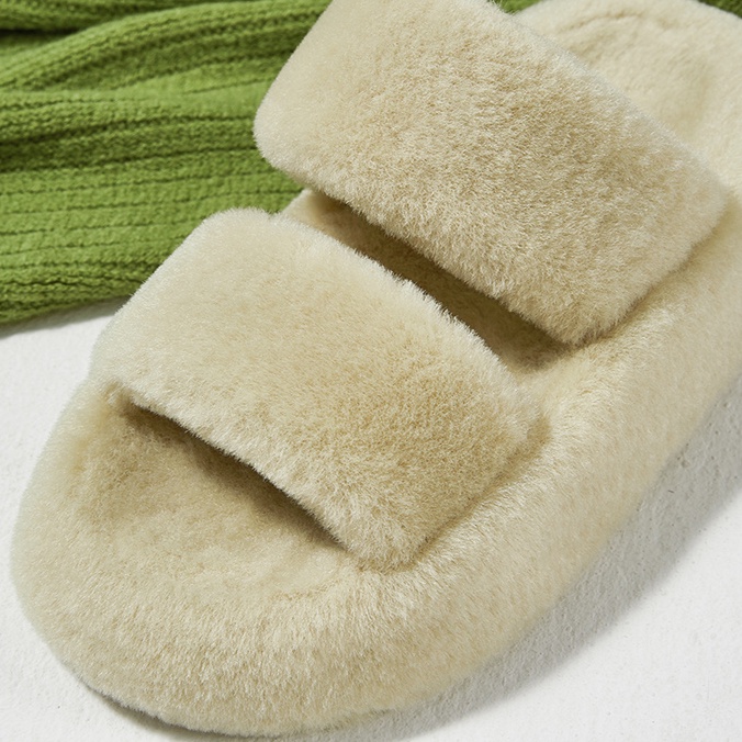 Dép bông đi trong nhà POSEE PS7106W đế dày chống trượt thời trang thu đông cho cặp đôi