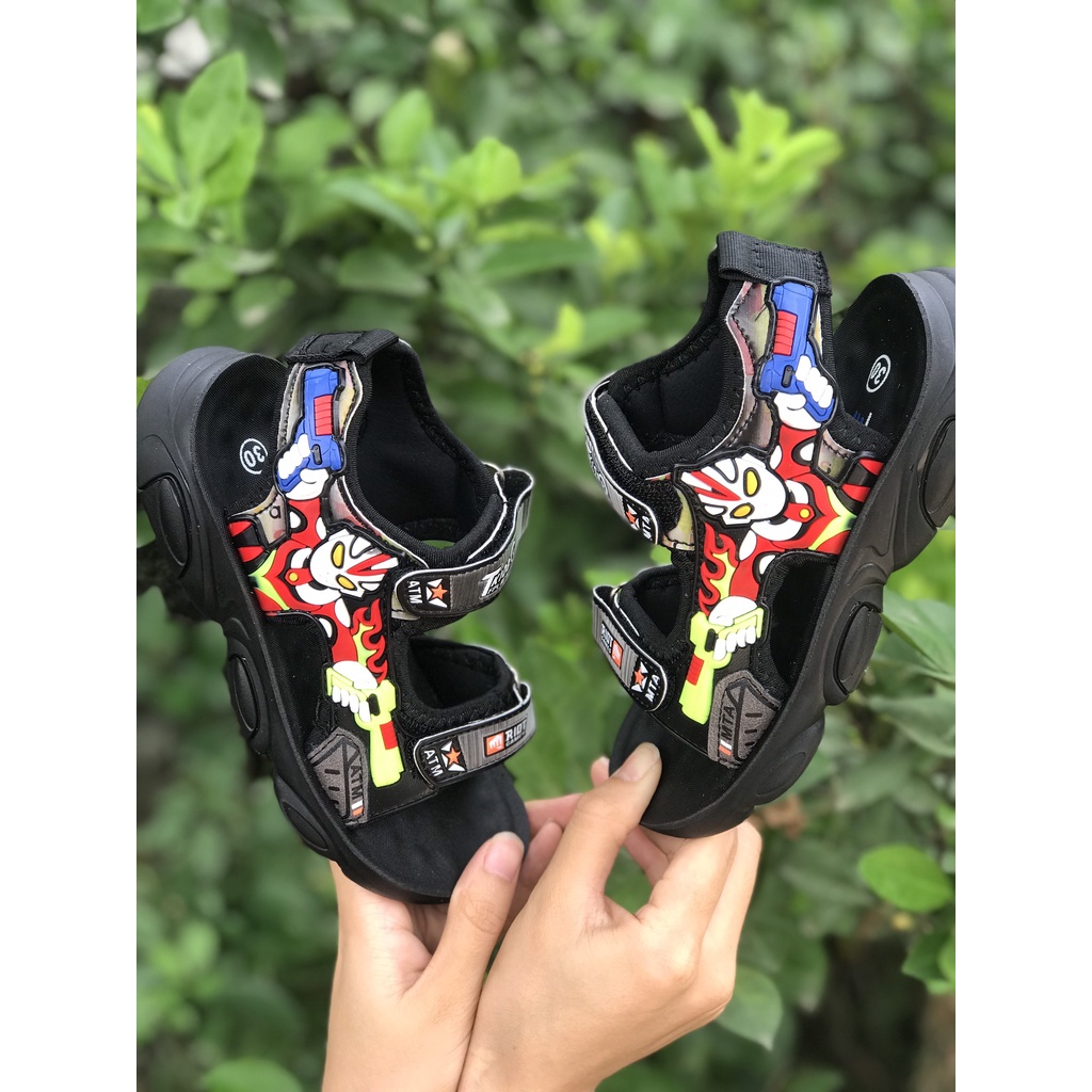 Sandal cho bé trai siêu nhân hàng QCCC full box mã mới A9925