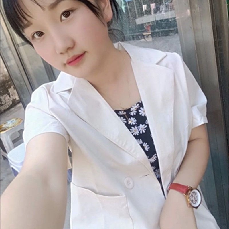Áo Khoác Vest Mỏng Tay Ngắn Phong Cách Hàn Quốc Thời Trang Mùa Hè Mới Cho Nữ