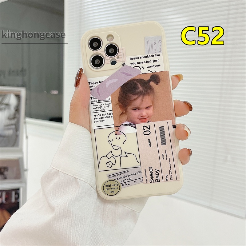 Ốp điện thoại cho OPPO A16 A15 A15S A54 A5 A9 A55 A36 A76 A96 A53 A33 A31 2020 A7 A5S A12 A3S A74 A16S A52 A72 A92 A93 A94 A1K 5F 4K
