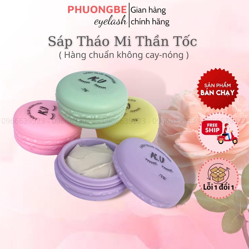 Sáp tháo mi nối không cay mắt không nóng tháo siêu nhanh nhập khẩu HÀN QUỐC 7g