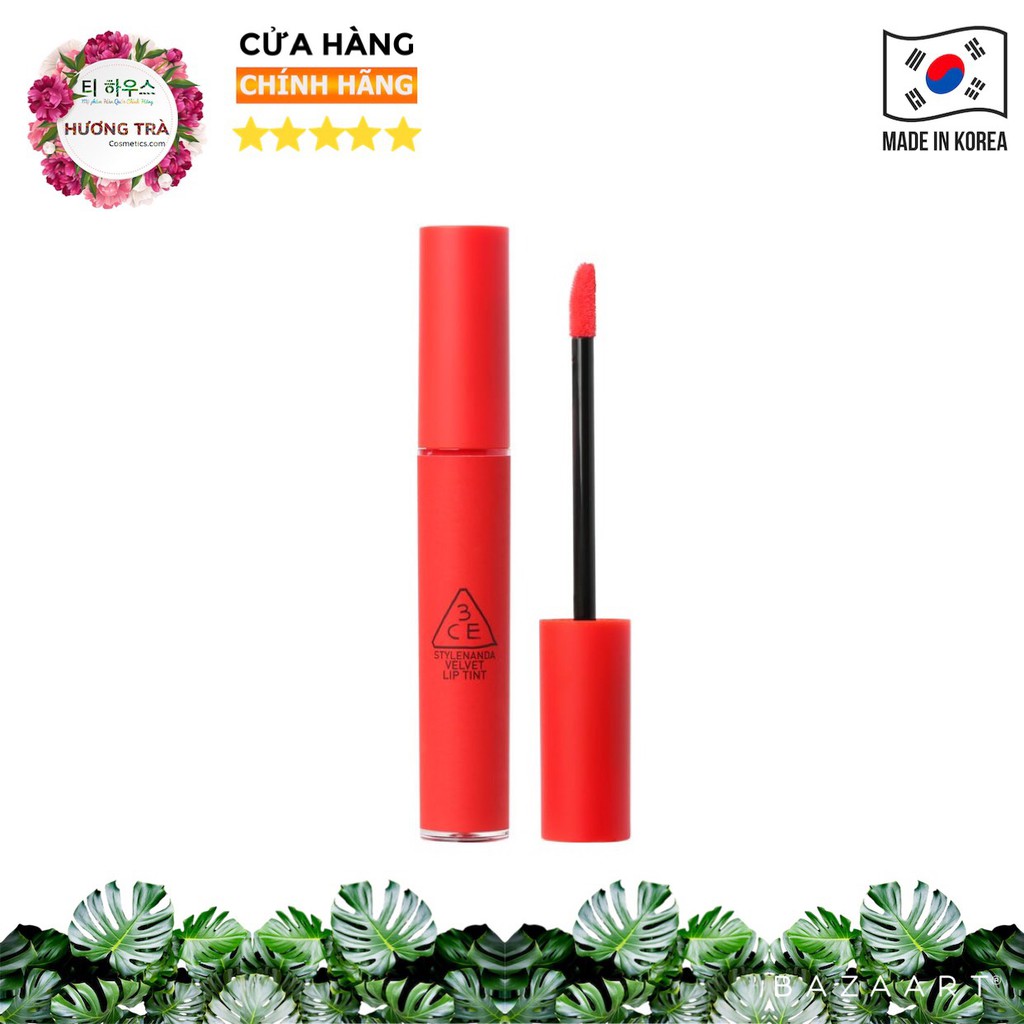 Son kem lì màu san hô neon STYLENANDA VELVET LIP TINT 4G #SAVEME