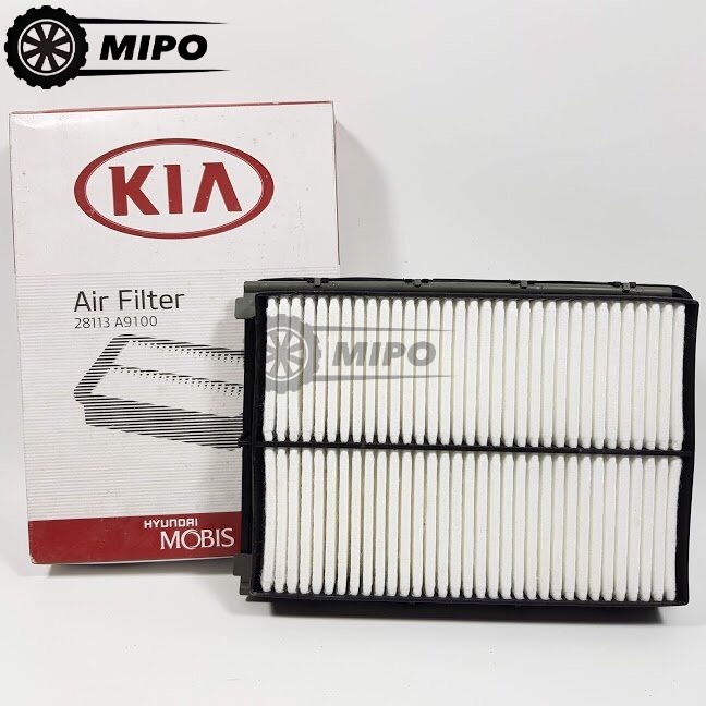 Lọc gió động cơ (máy xăng) xe Kia Sedona(2014-2020), Hyundai Santafe(2019-2020) (Mã: 28113A9100)