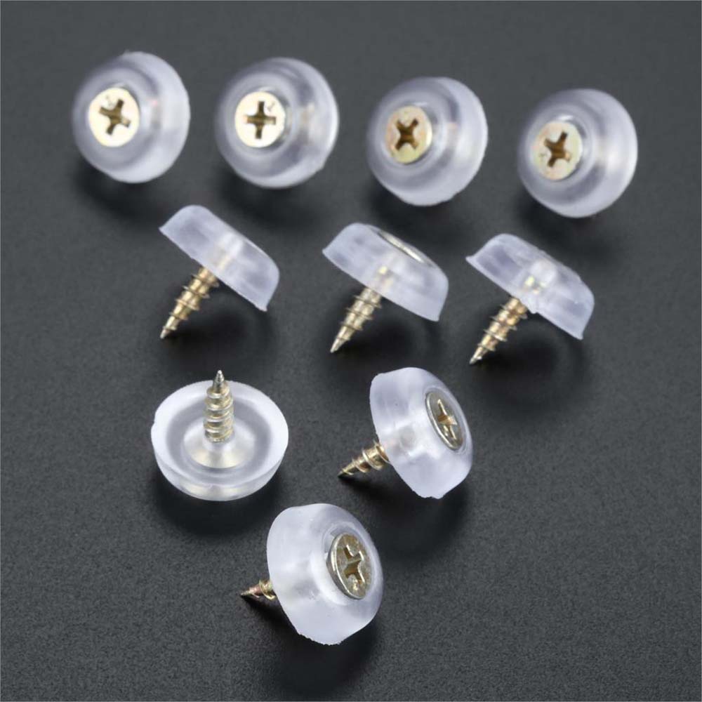 Set 20 miếng đệm chân ghế trong suốt kèm ốc vít tiện lợi chất lượng cao