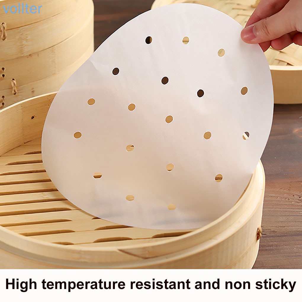 Set 100 Giấy Lót Nồi Hấp Chiên Không Khí Chống Dính Tiện Lợi