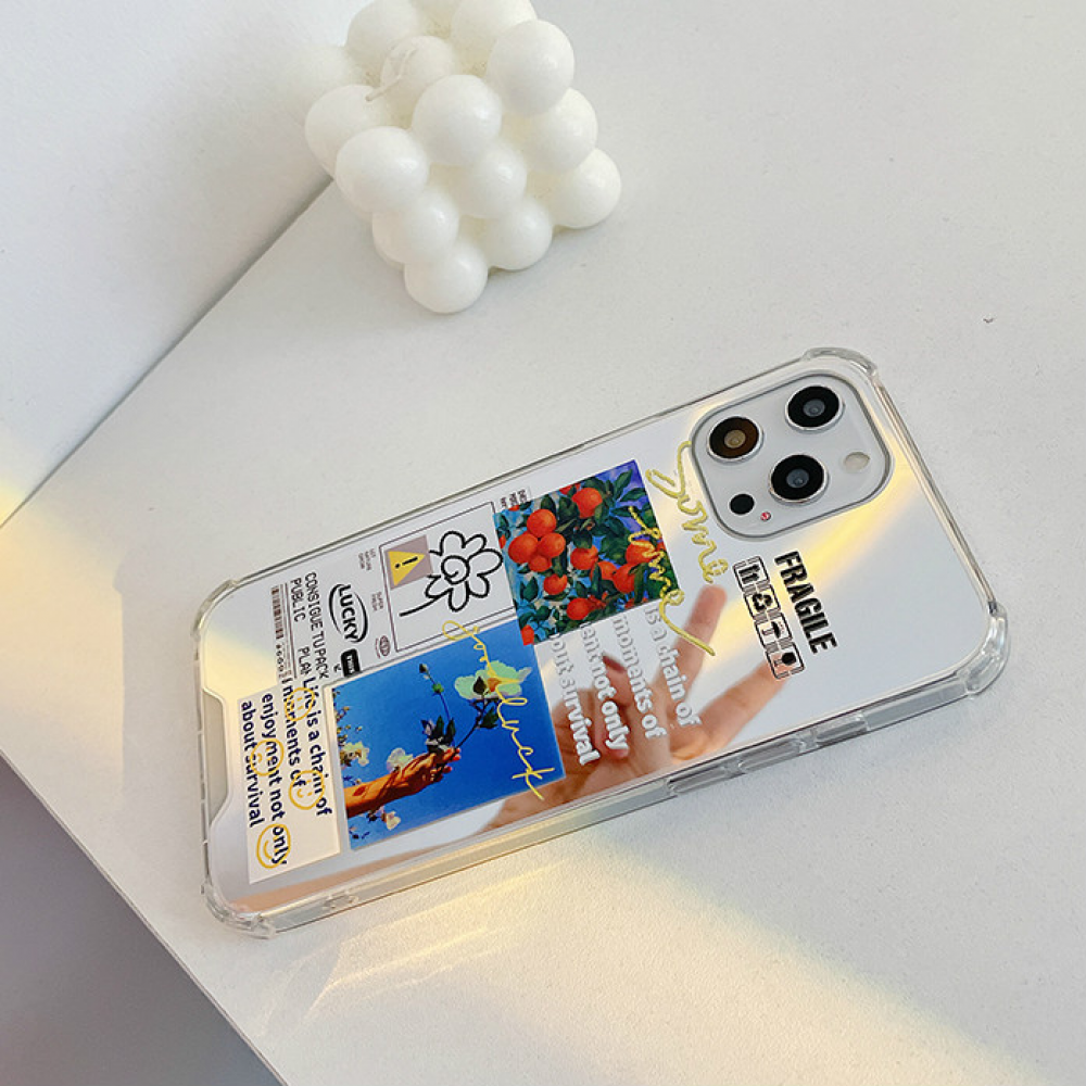ốp điện thoại Tráng Gương In Chữ Cá Tính Cho Iphone 12 11 Pro Max X Xs Max Xr 8 7 Plus Se | BigBuy360 - bigbuy360.vn
