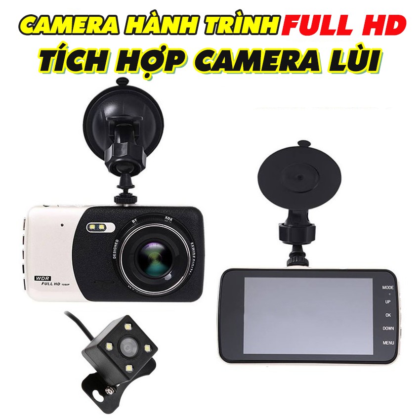 (Chính Hãng Sale 50%)CAMERA HÀNH TRÌNH VIETMAP X002 ( CAMERA TRƯỚC VÀ SAU )