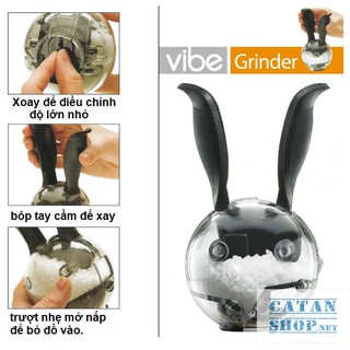 DỤNG CỤ XAY TIÊU CẦM TAY TAI THỎ