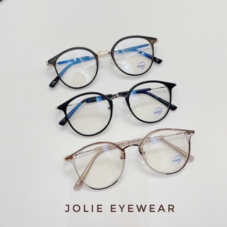 [Rẻ Vô Địch] Kính Không Độ, Kính Cận Mắt Mèo Kim Loại Nam Nữ 8275 chống ánh sáng xanh, UV400 Jolie Eyewear