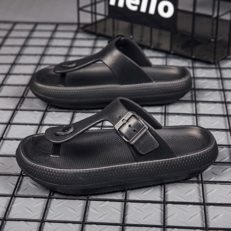 Dép Xỏ Ngón Đế Dày Chống Trượt Cỡ Lớn Thời Trang Mùa Hè Cho Nam