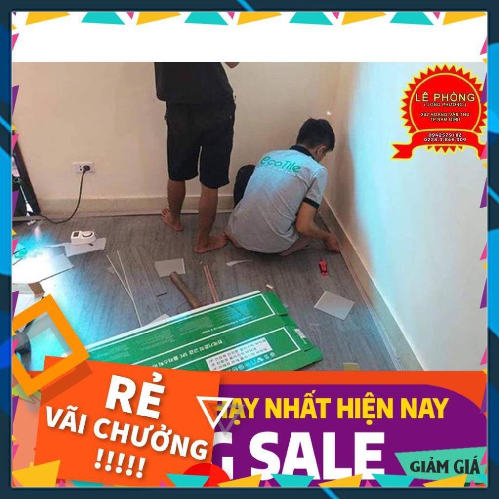 [BÁN CHẠY]  [ Chính hãng ] TẤM NHỰA GIẢ GỖ DÁN DÀN ( Tính theo m2 ) ( inb shop chọn màu )