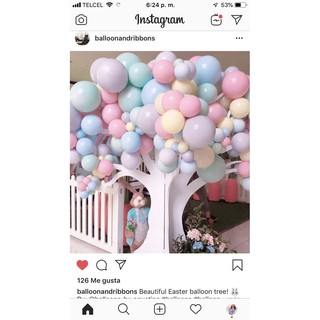 Đổ sỉ bóng bay pastel 24 inch ( chọn màu)