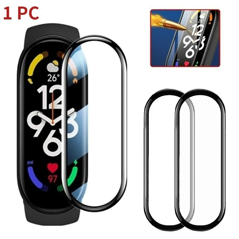 Miếng Dán 3D Bảo Vệ Màn Hình Cho Đồng Hồ Thông Minh Xiaomi Mi Band 7