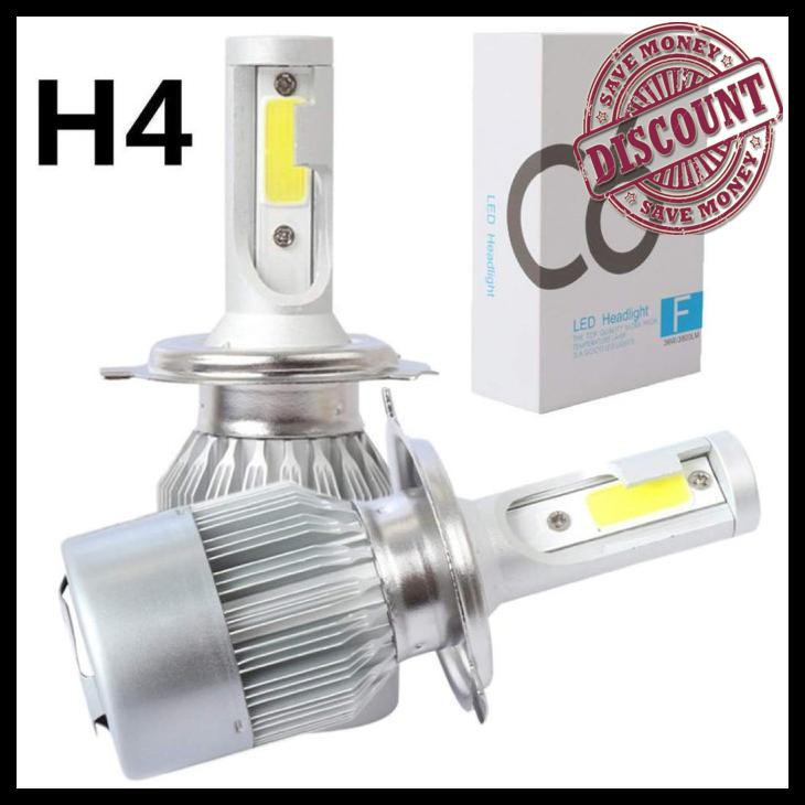 Đèn Pha Led Cob C6 H4 36w - 3800lm Hi / Lo Cho Xe Hơi